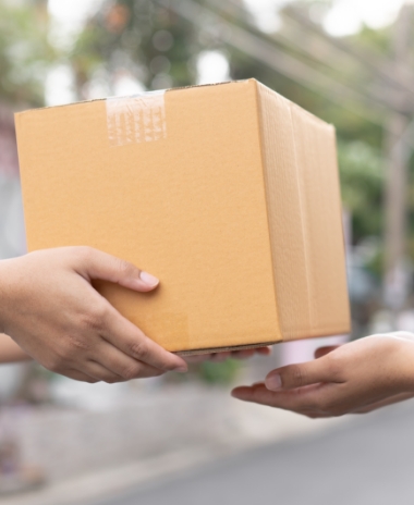 お客様から発送